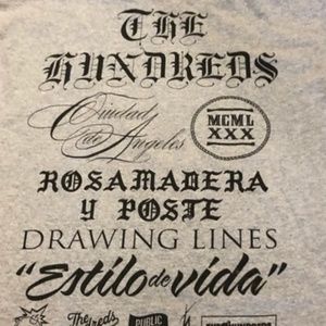 The Hundreds Drawing Lines "Estilo de vida"  Tee M